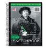 Sketch Book, 60-lb Drawing Paper Stock, Rembrandt Photography Cover, (100) 11 x 8.5 Sheets,12/CT, Ships in 4-6 Business Days2
