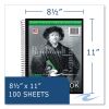 Sketch Book, 60-lb Drawing Paper Stock, Rembrandt Photography Cover, (100) 11 x 8.5 Sheets,12/CT, Ships in 4-6 Business Days5