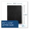 Pocket Folder with 3 Fasteners, 0.5" Capacity, 11 x 8.5, Black, 25/Box, 10 Boxes/Carton, Ships in 4-6 Business Days6