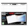 WIDE Landscape Format Writing Pad, Medium/College Rule, 40 White 11 x 9.5 Sheets, 18/Carton, Ships in 4-6 Business Days2