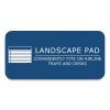 WIDE Landscape Format Writing Pad, Medium/College Rule, 40 White 11 x 9.5 Sheets, 18/Carton, Ships in 4-6 Business Days4