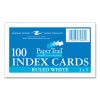 White Index Cards, Narrow Ruled, 3 x 5, White, 100 Cards/Pack, 36/Carton, Ships in 4-6 Business Days3