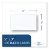 White Index Cards, 3 x 5, 100 Cards, 36/Carton, Ships in 4-6 Business Days5