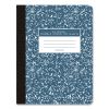 Hardcover Marble Composition Book, Unruled, Blue Marble Cover, (100) 9.75 x 7.5 Sheets, 24/Carton, Ships in 4-6 Business Days7