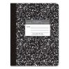 Hardcover Marble Composition Book, Med/College Rule, Black Marble Cover, (100) 9.75 x 7.5 Sheet, 24/CT, Ships in 4-6 Bus Days2