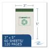 Little Green Memo Book, Narrow Rule, Gray Cover, (60) 3 x 5 Sheets, 48/Carton, Ships in 4-6 Business Days2