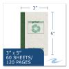 Little Green Memo Book, Narrow Rule, Gray Cover, (60) 5 x 3 Sheets, 48/Carton, Ships in 4-6 Business Days4