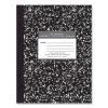 Hardcover Composition Book, Med/College Rule, Black Marble Cover, (80) 10.25 x 7.88 Sheet, 24/CT, Ships in 4-6 Bus Days2