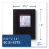 Lab and Science Black Notebook, Quad Rule (5 sq/in), Black Cover, (60) 11 x 8.5 Sheets, 24/Carton, Ships in 4-6 Business Days3