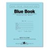 Recycled Exam Book, Wide/Legal Rule, Blue Cover, (8) 8.5 x 7 Sheets, 600/Carton, Ships in 4-6 Business Days2