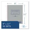 Lab and Science Carbonless Notebook, Quad Rule (4 sq/in), Gray Cover, (100) 11 x 9 Sheets, 12/CT, Ships in 4-6 Business Days6