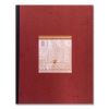 Lab and Science Numbered Notebook, Quadrille Rule (4 sq/in), Red Cover, (76) 11.75 x 9.25 Sheets, 24/CT,Ships in 4-6 Bus Days2
