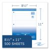 Loose Leaf Paper, 8.5 x 11, 3-Hole Punched, College Rule, White, 500 Sheets/Pack, 5 Packs/Carton, Ships in 4-6 Business Days4