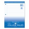 Loose Leaf Paper, 8.5 x 11, 3-Hole Punched, College Rule, White, 150 Sheets/Pack, 24 Packs/Carton, Ships in 4-6 Business Days2