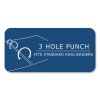 Loose Leaf Paper, 8.5 x 11, 3-Hole Punched, College Rule, White, 150 Sheets/Pack, 24 Packs/Carton, Ships in 4-6 Business Days4