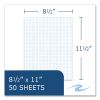 Gummed Pad, 4 sq/in Quadrille Rule, 50 White 8.5 x 11 Sheets, 72/Carton, Ships in 4-6 Business Days2