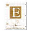 Engineer Pad, Quadrille Rule (5 sq/in), 100 Buff 8.5 x 11 Sheets, 24/Carton, Ships in 4-6 Business Days2