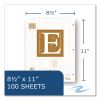 Engineer Pad, Quadrille Rule (5 sq/in), 100 Buff 8.5 x 11 Sheets, 24/Carton, Ships in 4-6 Business Days8