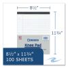 Stiff-Back Pad, Medium/College Rule, 100 White 8.5 x 11 Sheets, 36/Carton, Ships in 4-6 Business Days5