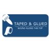 Covered Engineering Pad, 5 sq/in Quadrille Rule, 80 Buff 8.5 x 11 Sheets, 24/Carton, Ships in 4-6 Business Days6