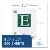 Engineer Pad, (1.25" Margin), Quad Rule (5 sq/in, 1 sq/in), 200 Lt Green 8.5x11 Sheets/Pad, 12/CT, Ships in 4-6 Business Days8