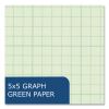 Engineer Filler Paper, 3-Hole, Frame Format/Quad Rule (5 sq/in, 1 sq/in) 500 Sheets/PK, 5/Carton, Ships in 4-6 Business Days4