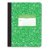 Ruled Composition Book, Grade 1 Manuscript Format, Green Marble Cover, (80) 9.75 x 7.5 Sheet, 48/CT, Ships in 4-6 Bus Days2