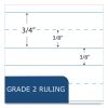 Ruled Composition Book, Grade 2 Manuscript Format, Blue Marble Cover, (80) 9.75 x 7.5 Sheet, 48/CT, Ships in 4-6 Bus Days6