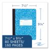 Ruled Composition Book, Grade 2 Manuscript Format, Blue Marble Cover, (80) 9.75 x 7.5 Sheet, 48/CT, Ships in 4-6 Bus Days8