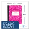 Ruled Composition Book, Grade 3 Manuscript Format, Magenta Marble Cover, (80) 9.75 x 7.5 Sheet, 48/CT, Ships in 4-6 Bus Days5