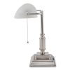 V-Light LED Bankers Lamp with Frosted Shade5