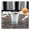 Compostable Paper Hot Cups, ProPlanet Seal, 8 oz, White/Green, 1,000/Carton7