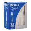 Impress Heavyweight Full-Length Polystyrene Cutlery, Fork, White, 100/Box, 10 Boxes/Carton2