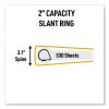 UltraDuty Safety Data Sheet Binders with Chain, 3 Rings, 2" Capacity, 11 x 8.5, Yellow/Red6