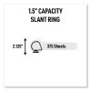 Magnetic Hanging Binder Rings, 3 Rings, 1.5" Capacity, 11 x 8.53