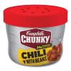 Chunky Chili with Beans, 15.25 oz Bowl, 8/Carton, Ships in 1-3 Business Days3