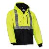 GloWear 8275 Class 2 Heavy-Duty Hi-Vis Workwear Sherpa Lined Jacket, Small, Lime, Ships in 1-3 Business Days2