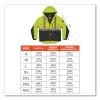 GloWear 8275 Class 2 Heavy-Duty Hi-Vis Workwear Sherpa Lined Jacket, Small, Lime, Ships in 1-3 Business Days8