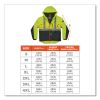 GloWear 8275 Class 2 Heavy-Duty Hi-Vis Workwear Sherpa Lined Jacket, Medium, Lime, Ships in 1-3 Business Days5