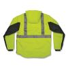 GloWear 8275 Class 2 Heavy-Duty Hi-Vis Workwear Sherpa Lined Jacket, Medium, Lime, Ships in 1-3 Business Days6