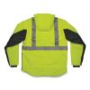 GloWear 8275 Class 2 Heavy-Duty Hi-Vis Workwear Sherpa Lined Jacket, Large, Lime, Ships in 1-3 Business Days7