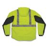 GloWear 8275 Class 2 Heavy-Duty Hi-Vis Workwear Sherpa Jacket, 4X-Large, Lime, Ships in 1-3 Business Days3