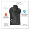 N-Ferno 6495 Rechargeable Heated Vest with Batter Power Bank, Fleece/Polyester, Small, Black, Ships in 1-3 Business Days6