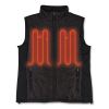 N-Ferno 6495 Rechargeable Heated Vest with Batter Power Bank, Fleece/Polyester, Medium, Black, Ships in 1-3 Business Days2