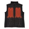 N-Ferno 6495 Rechargeable Heated Vest with Battery Power Bank, Fleece/Polyester, 2X-Large, Black, Ships in 1-3 Business Days2