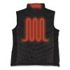 N-Ferno 6495 Rechargeable Heated Vest with Battery Power Bank, Fleece/Polyester, 2X-Large, Black, Ships in 1-3 Business Days10