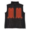 N-Ferno 6495 Rechargeable Heated Vest with Battery Power Bank, Fleece/Polyester, 3X-Large, Black, Ships in 1-3 Business Days2