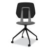 Commute Guest Chair, 25" x 25" x 34.25", Black Seat, Black Back, Black Base, Ships in 1-3 Business Days2