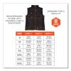 ergodyne® N-Ferno 6495 Rechargeable Heated Vest with Battery Power Bank11