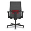 Ignition 2.0 4-Way Stretch Mid-Back Mesh Task Chair, Red Adjustable Lumbar Support, Black, Ships in 7-10 Business Days2